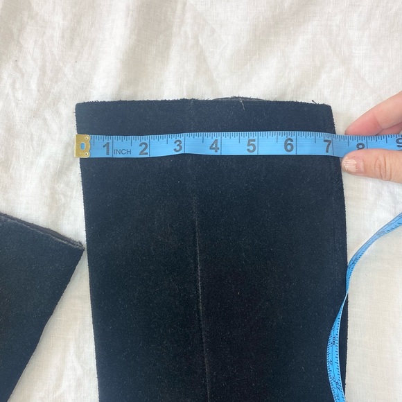 Franco Sarto Watch Boots Suede Knee High Wedge Boots - Picture 10 of 16